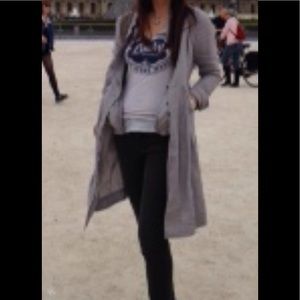 Grey vintage line jacket dress